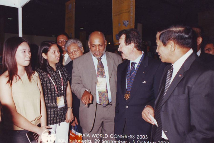 Issa With Friends And Colleagues